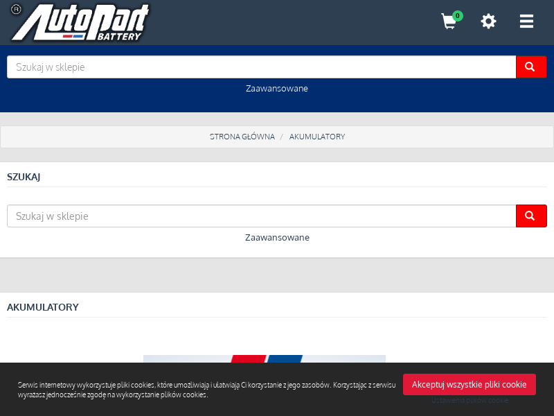 Sklep internetowy z akumulatorami -